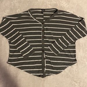 Rue 21 Striped Mid-Long Sleeve “Sweater”
